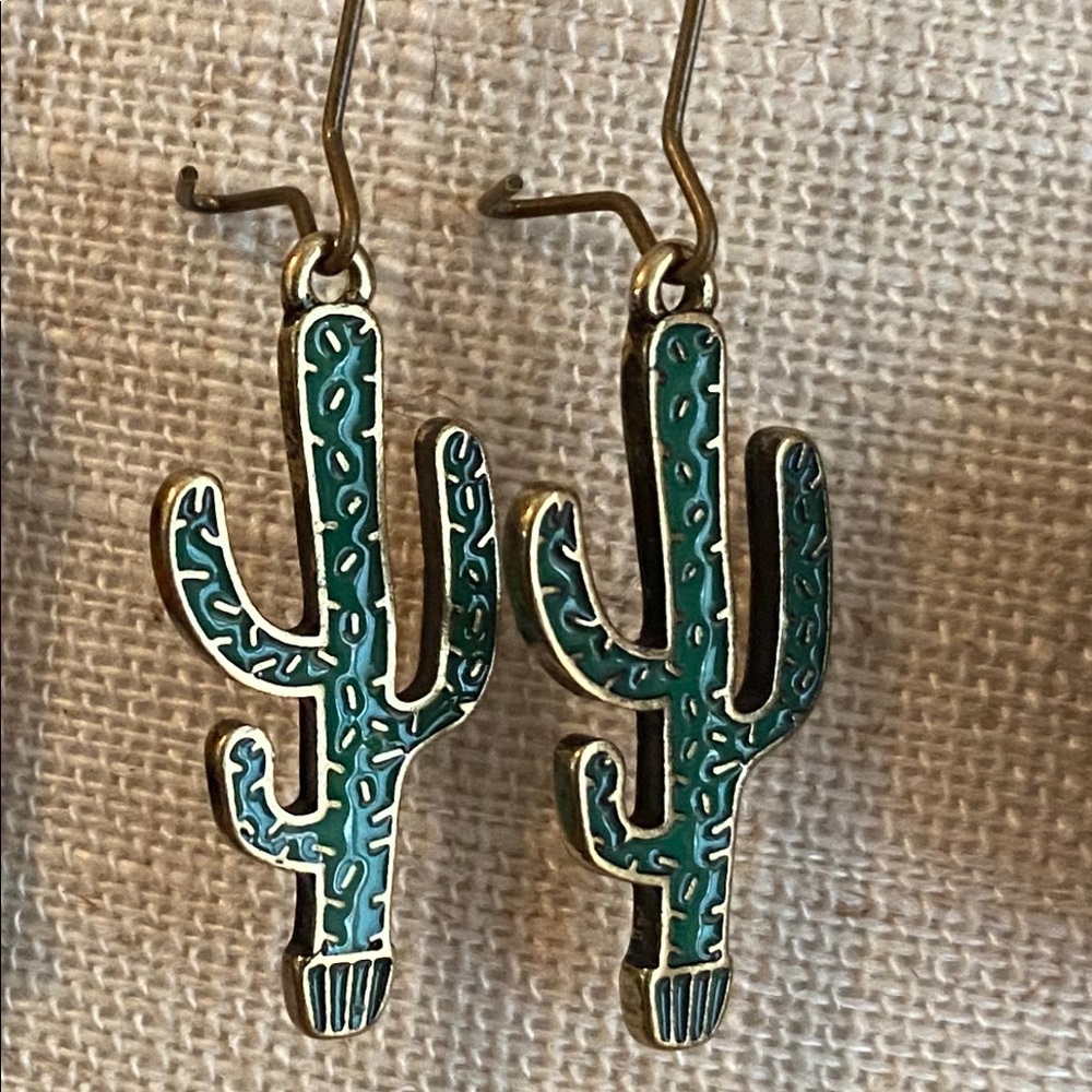 Cactus earrings